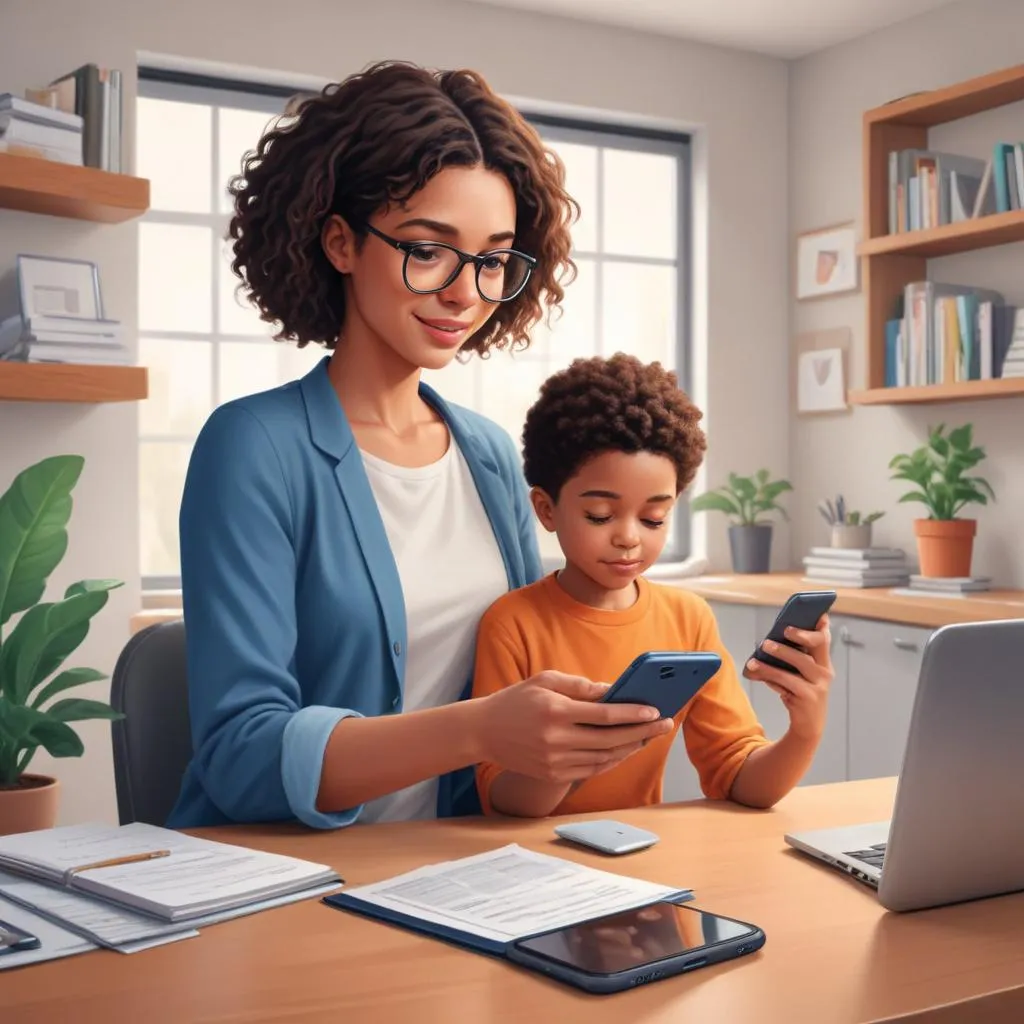 Person using smartphone app to manage layered emergency fund accounts in 2026